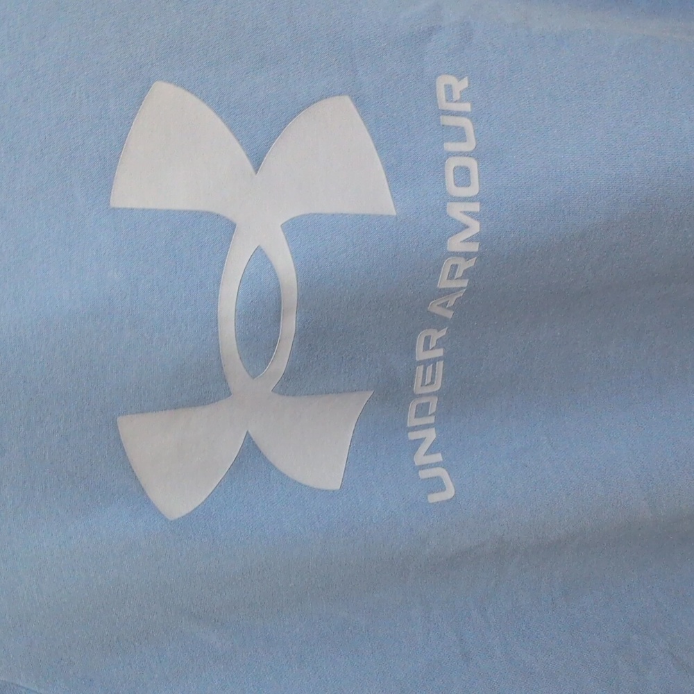 Men's 3XLT Blue Under Armour Fleece Hoodie - Picture 2 of 3